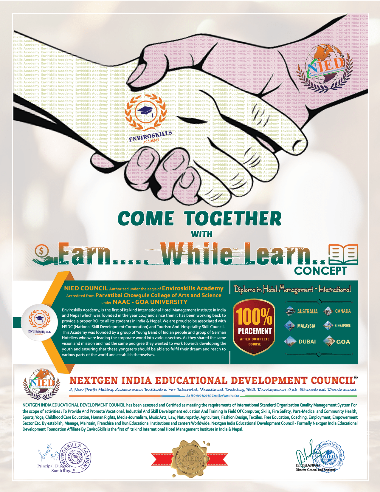 Diploma in Hotel Management - GoaDiploma in Hotel Management - International
